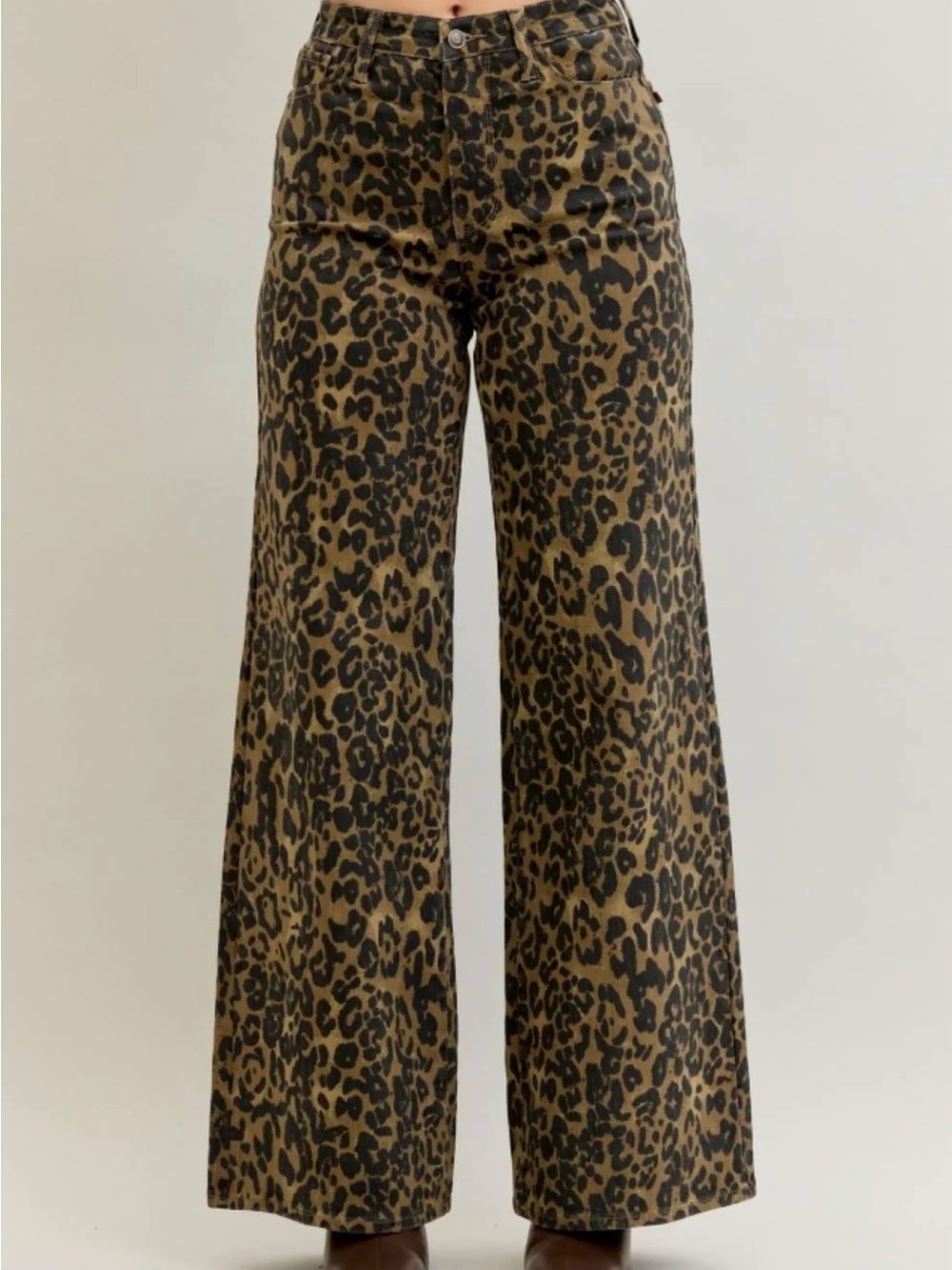 Judy Blue Jeans, NWT, 15/32, Brown Leopard, Stretch Denim